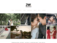 Tablet Screenshot of jeremywongweddings.com